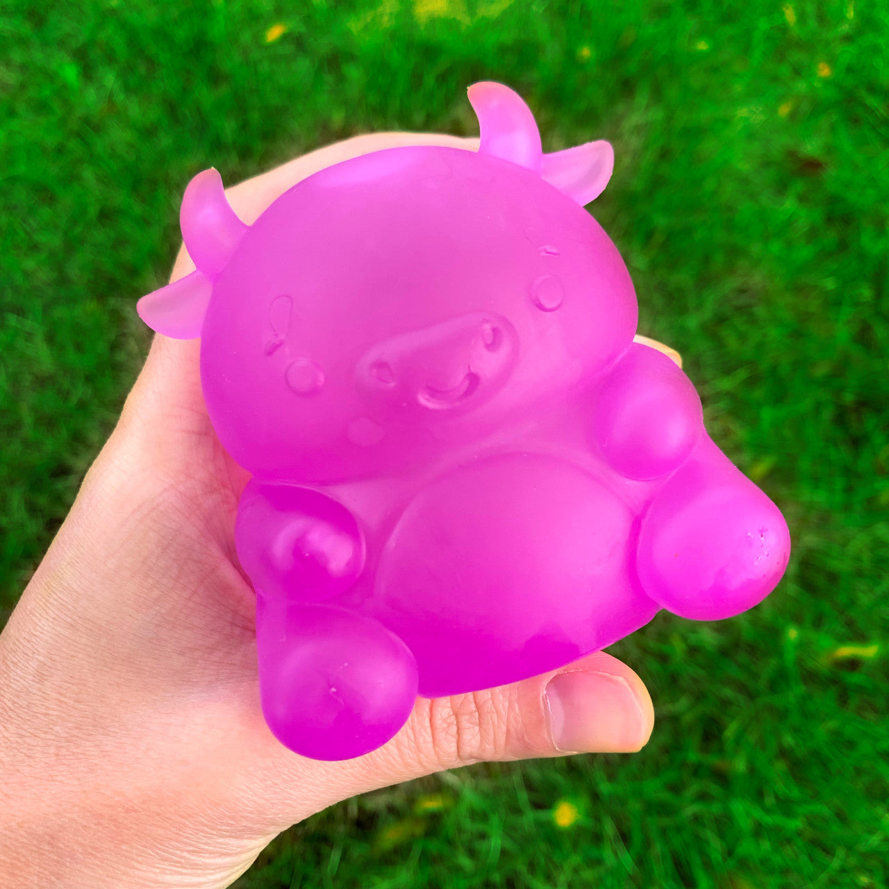 Top Trenz Cow Squishy Stress Ball Fidget Toy - Sugar Squisher Toys