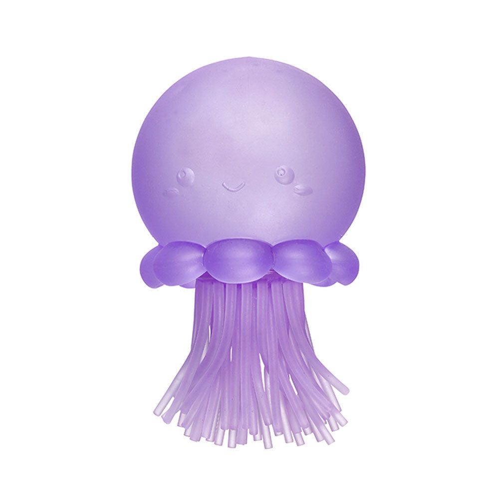 Top Trenz Super Duper Sugar Squisher – Jellyfish Squishy Fidget Toy - Sensory DNA Ball with Stretchy Tentacles Toys