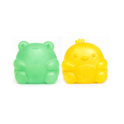 Top Trenz Super Duper Sugar Squishers Mini Animals 2-Pack - Froggies & Duckies Toys