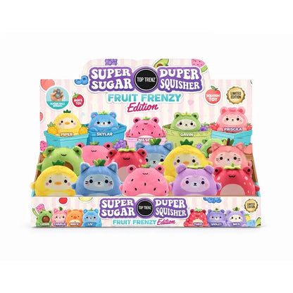 Top Trenz Fruit Frenzy Edition Sugar Plush - Super Duper Sugar Squisher Plush - Top Trenz Toys|Plush