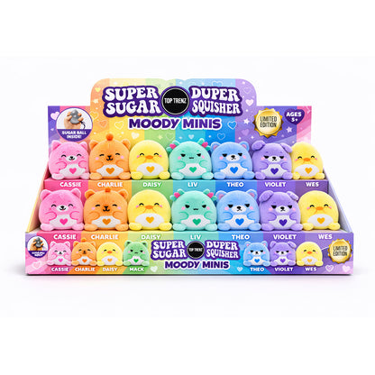 Top Trenz Plush Moody Minis  - Mini Sensory Plush Squishy Toy Toys|Plush
