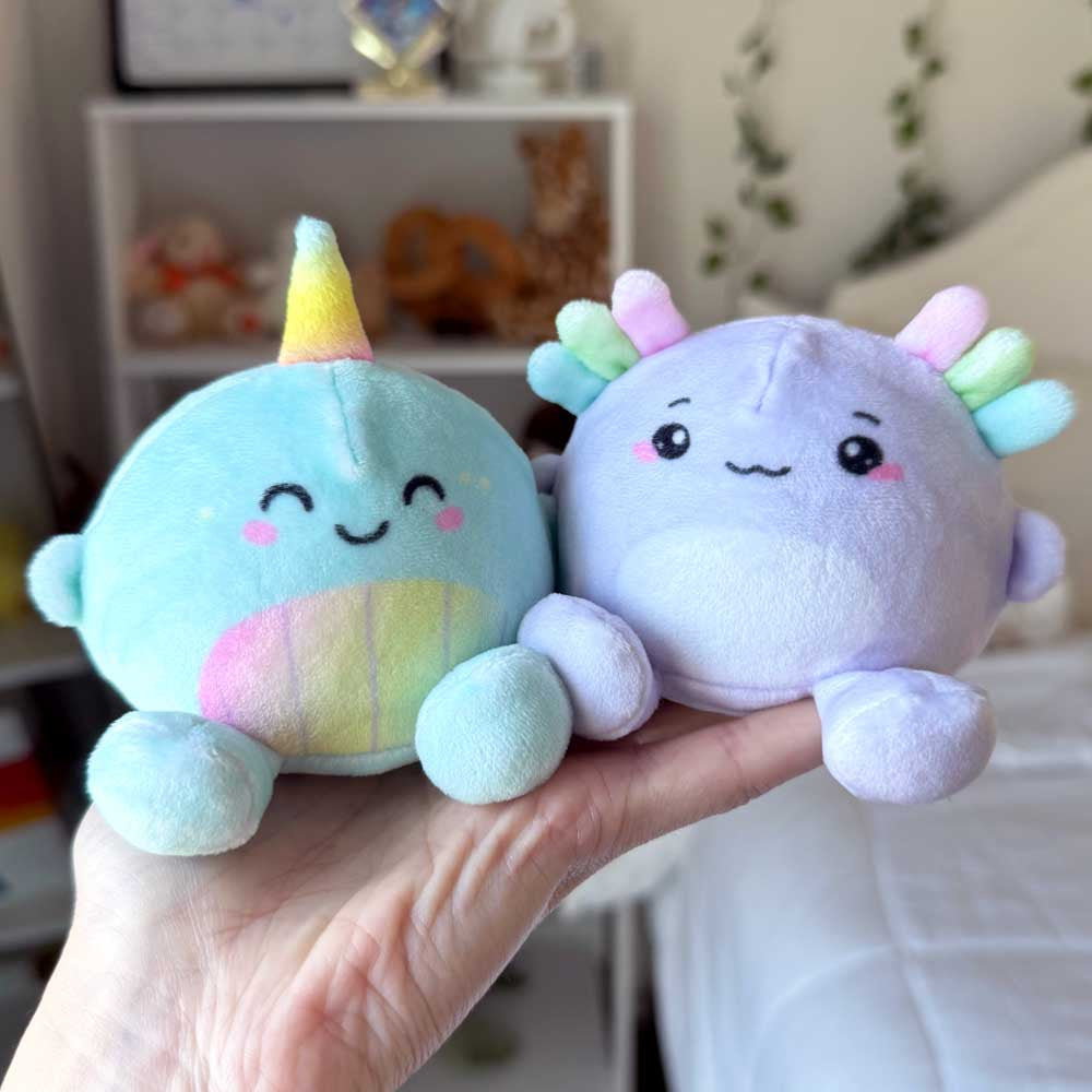 Top Trenz Angie the Axolotl Squishy Plush – Super Duper Sugar Squisher - Trending Sensory Fidget Toy for Kids, Tweens, Teens & Collectors Toys