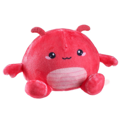 Top Trenz Larry the Lobster Squishy Plush – Super Duper Sugar Squisher - Sensory Fidget Toy & TikTok Trend Plush for Kids, Tweens & Teens Toys
