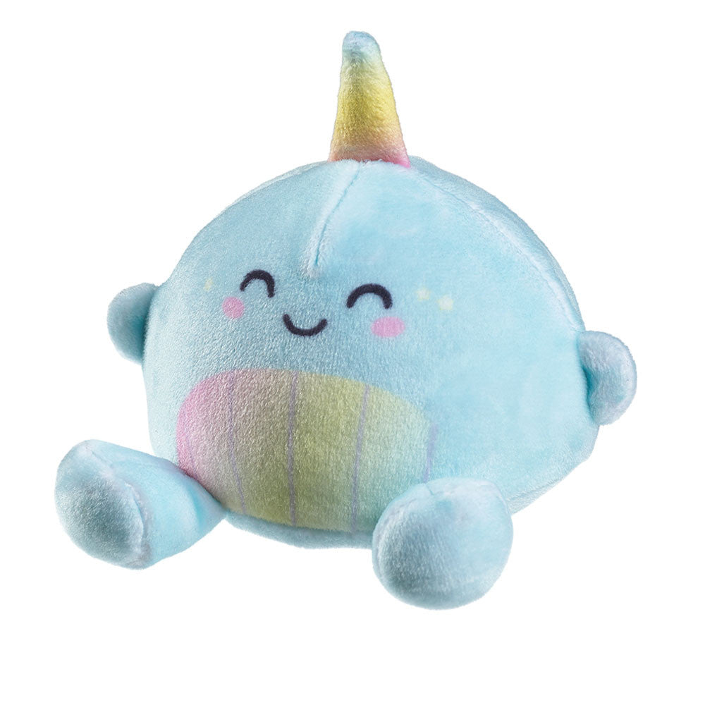 Top Trenz Nelly the Narwhal Squishy Plush – Super Duper Sugar Squisher - Trending Sensory Fidget Toy for Kids, Tweens, Teens & Collectors Toys