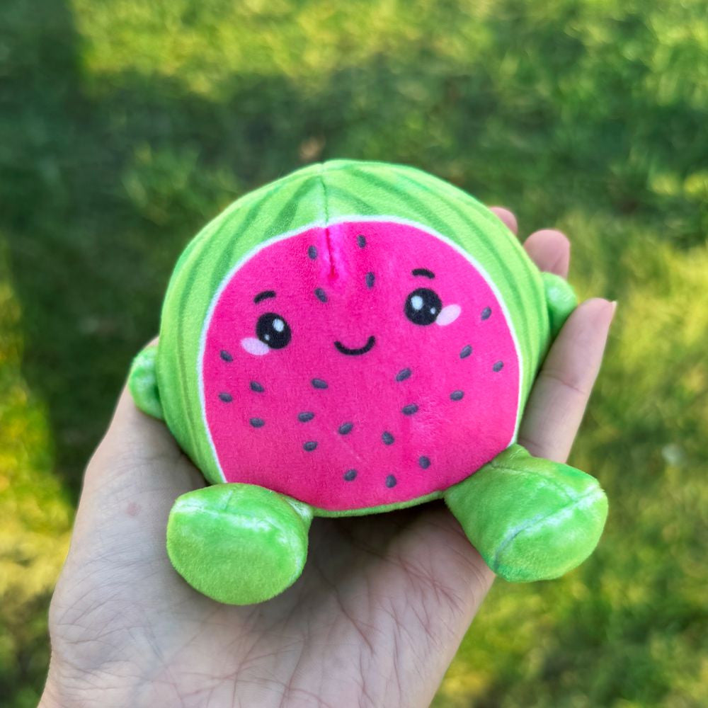 Top Trenz Wendy the Watermelon Squishy Plush Toy – Super Duper Sugar Squisher - Viral TikTok Fidget for Teens, Kids & Collectors Toys