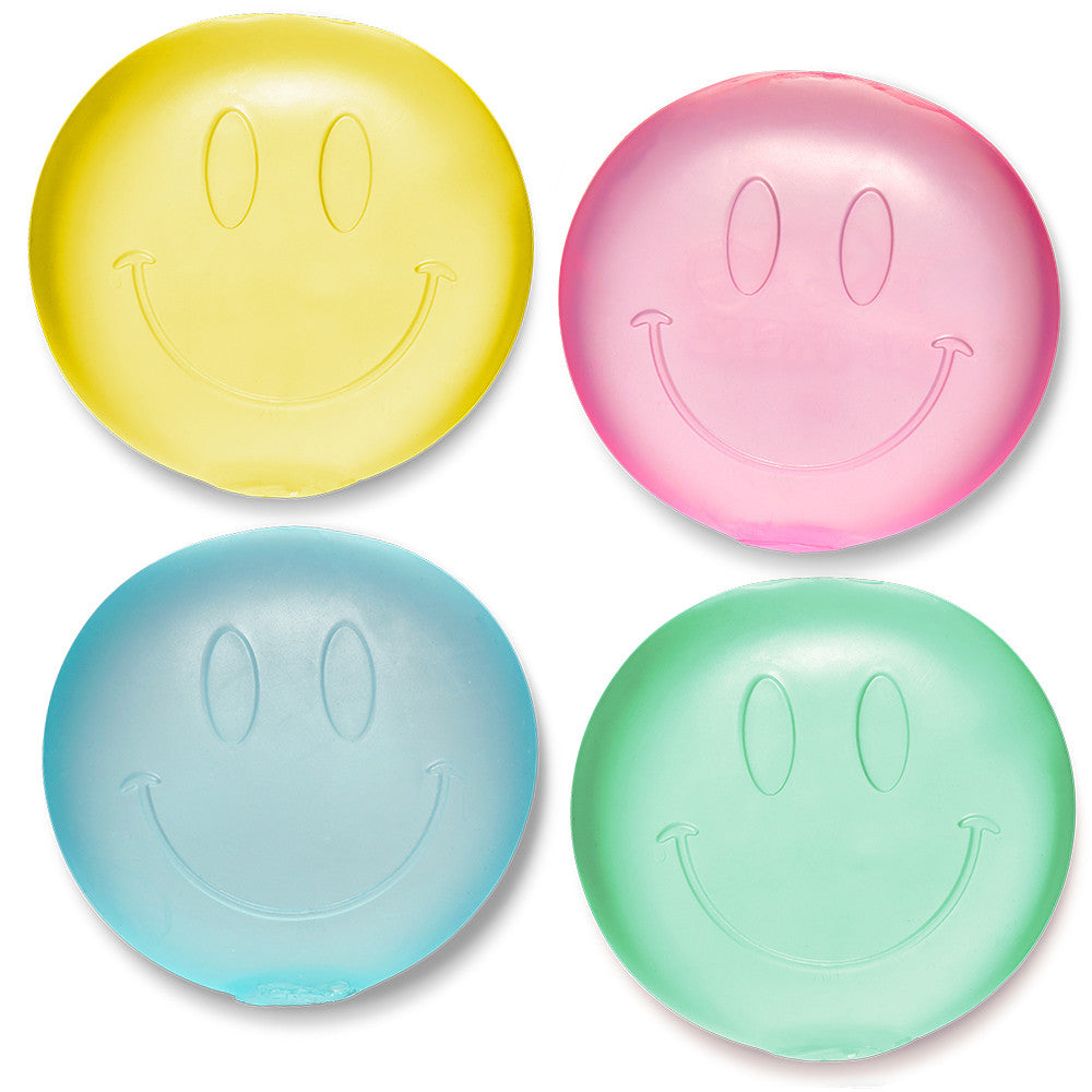 Top Trenz Happy Face Squishy Stress Ball Fidget Toy - Sugar Squisher Toys