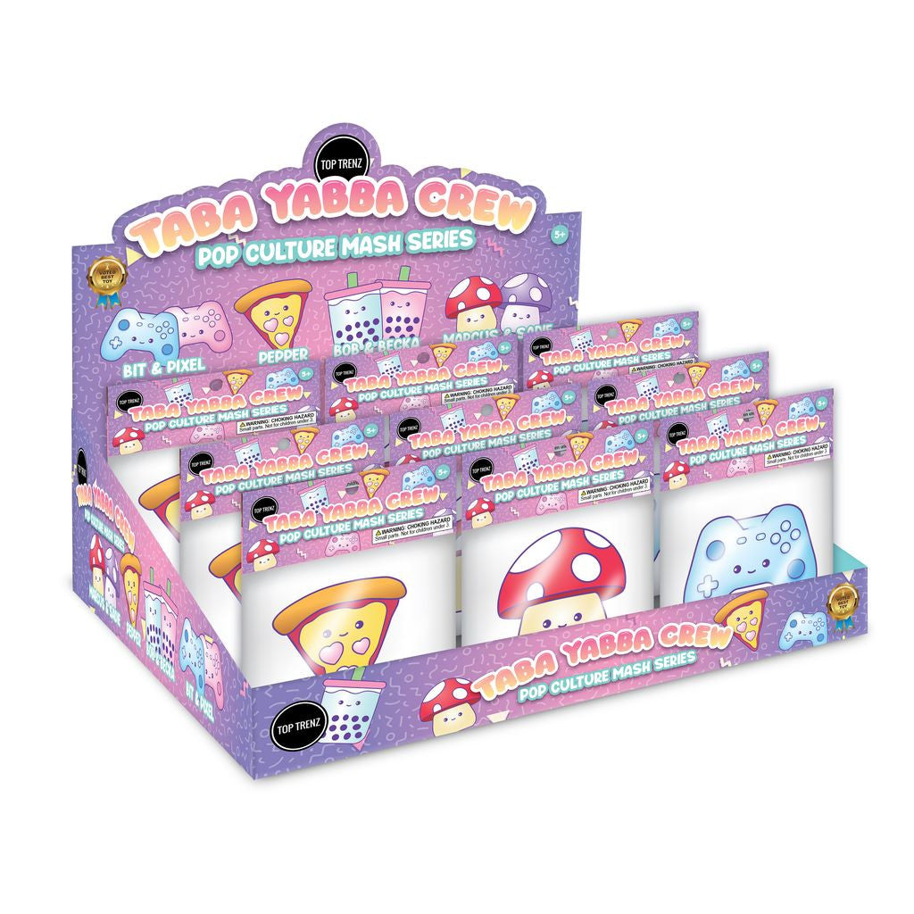 Top Trenz Taba Yabba Crew – Pop Culture Mash Series - Extra Sticky Collectible Fidget Toys Toys