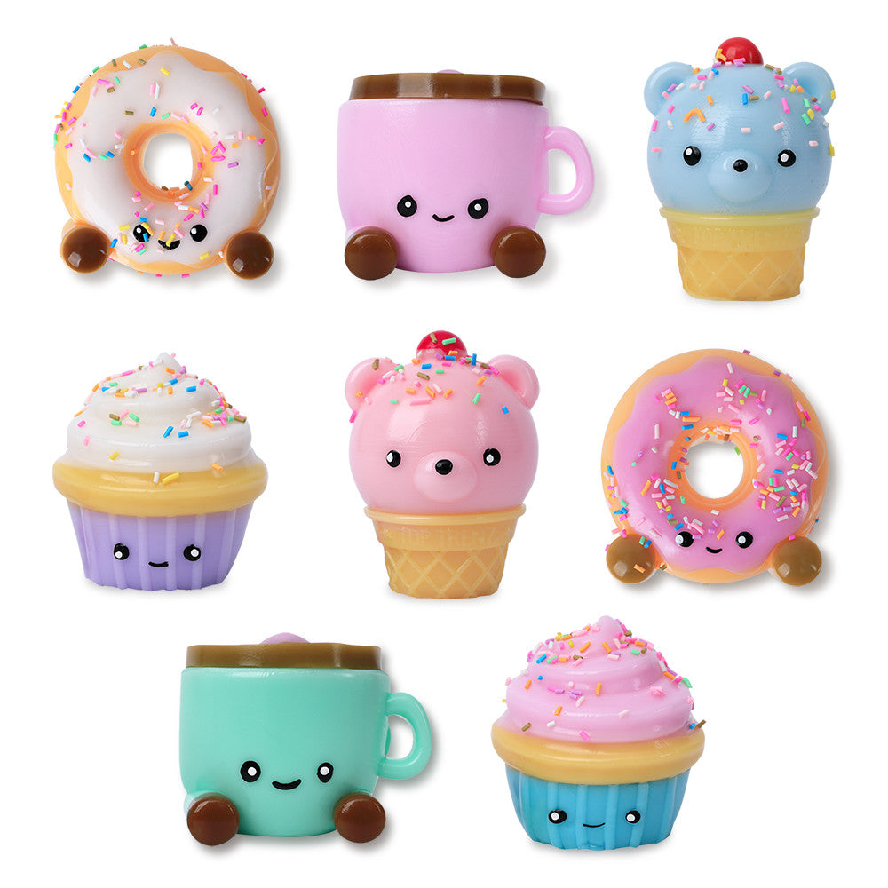 Top Trenz Taba Yabba Crew – Sugar Rush Series - Extra Sticky Dessert Fidget Toys to Squish & Collect Toys|Holiday