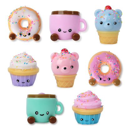 Top Trenz Taba Yabba Crew – Sugar Rush Series - Extra Sticky Dessert Fidget Toys to Squish & Collect Toys|Holiday