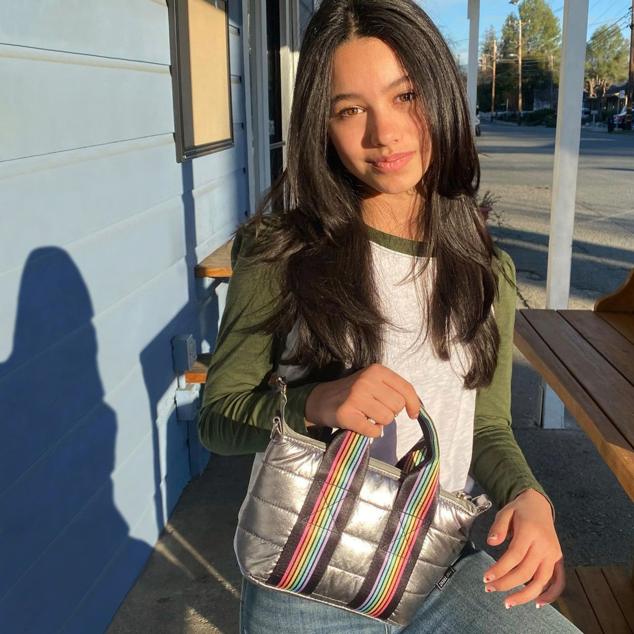 Top Trenz Super Cute Puffer Tiny Tote Purse For Kids And Tweens Bags