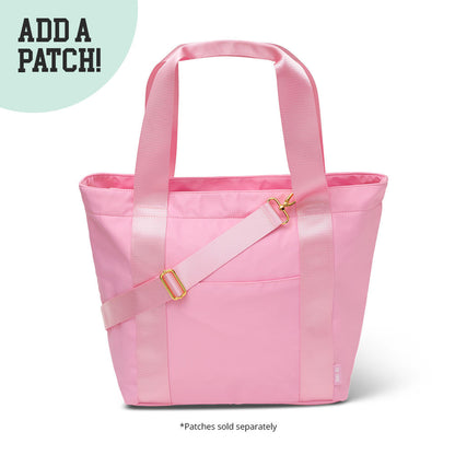 Top Trenz Pink Classic Nylon Tote Bag For Kids And Tweens Bags
