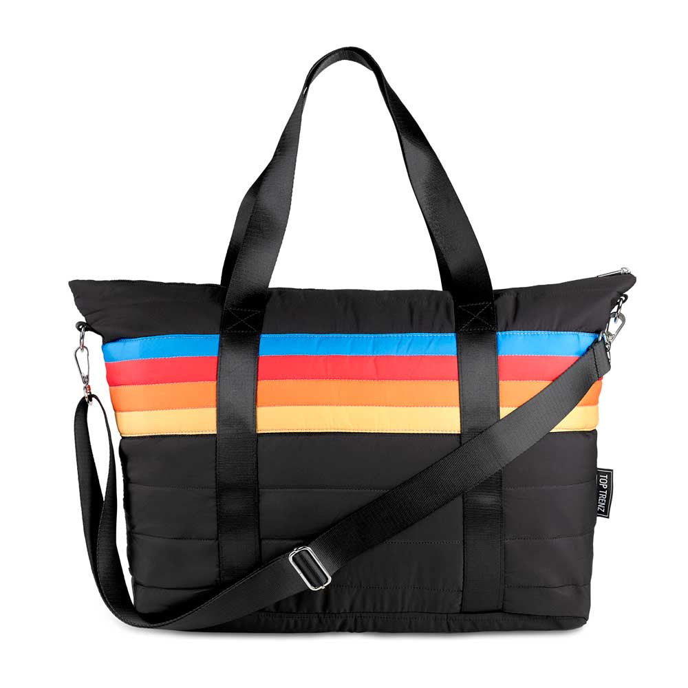 Top Trenz Printed Puffer Tote Weekender Bag For Kids And Tweens Bags