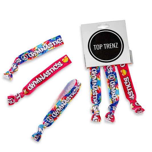 Top Trenz Graffiti Gymnastics Ponytail Holder Accessories