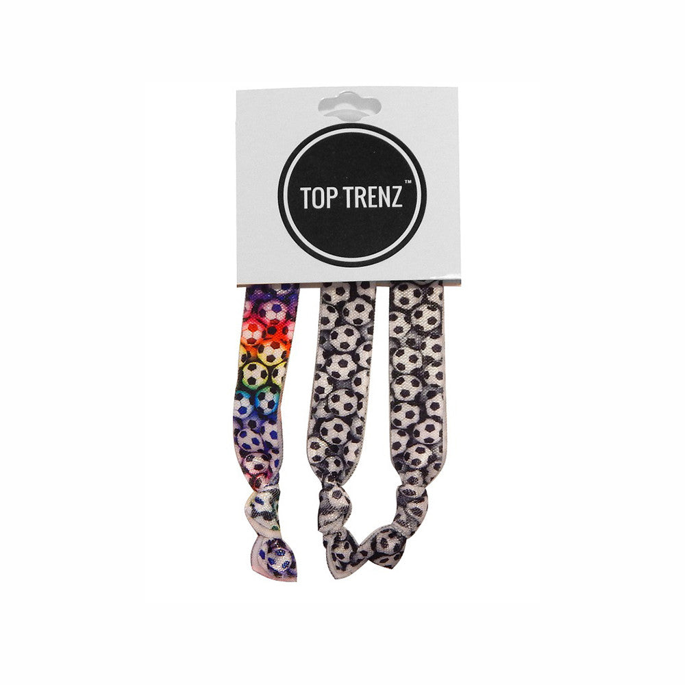 Top Trenz Soccer Ponytail Holders Accessories