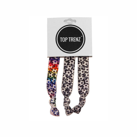 Top Trenz Soccer Ponytail Holders Accessories